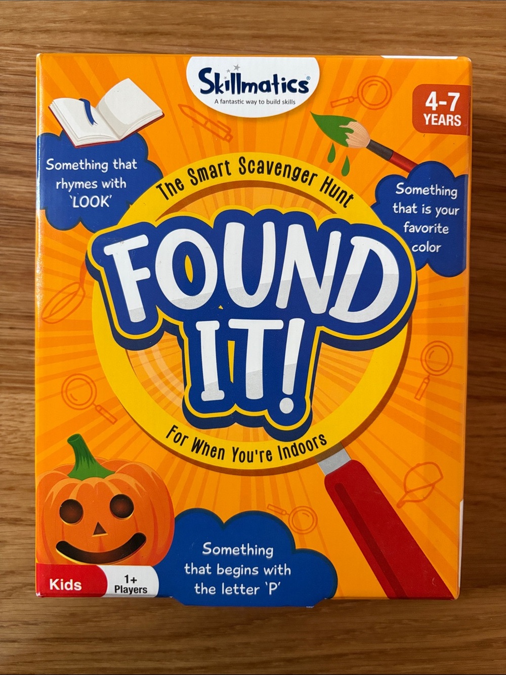 Found It! Kids Scavenger Hunt Game - Orange